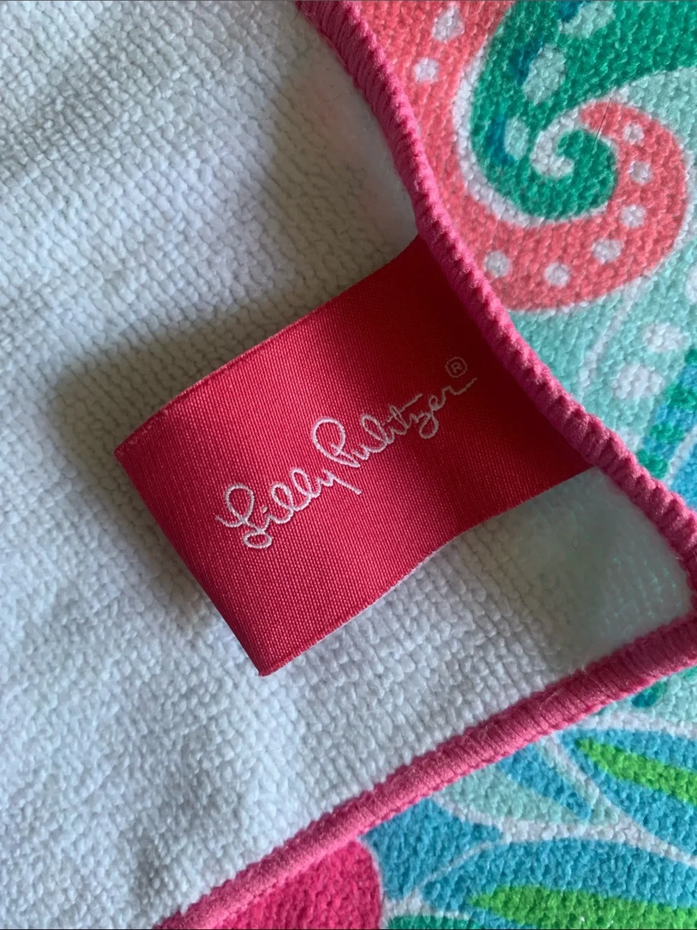 Lilly Pulitzer huge floral beach towel